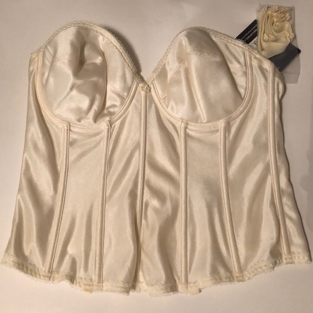 Dominique Brasselette Bustier Ivory 38B